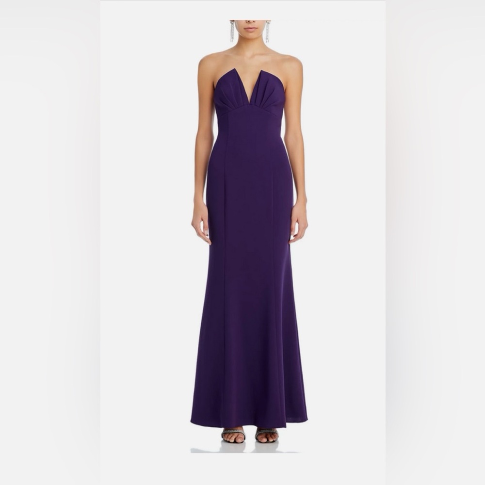 Purple Trumpet Maxi Skirt for Cocktail Events